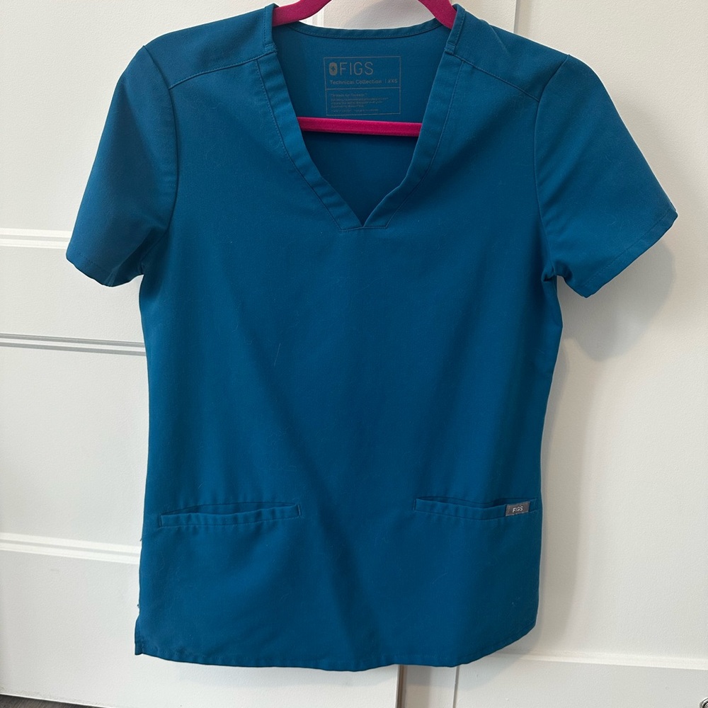 Blue Scrub Set - Picture 2 of 3